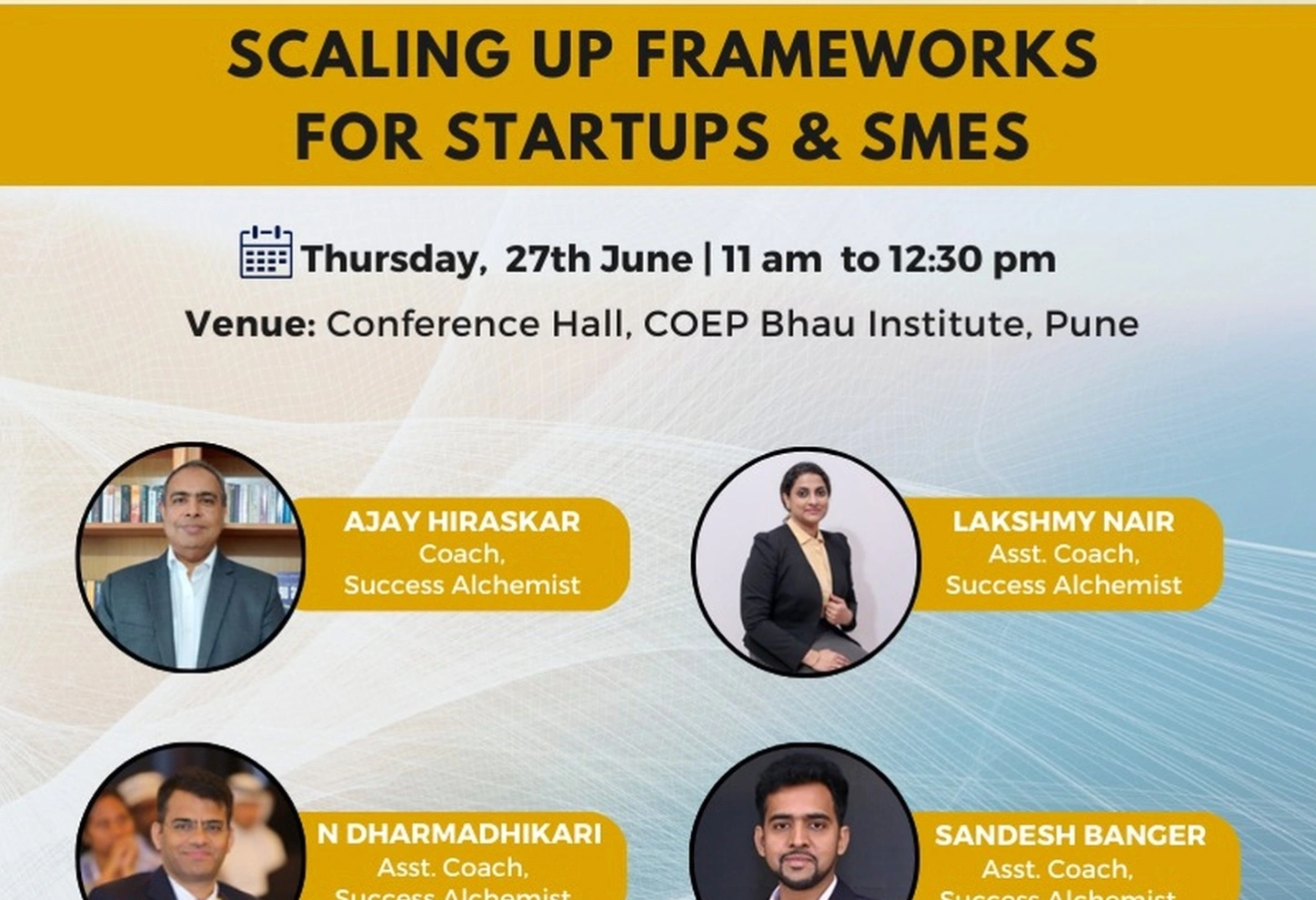 Entrepreneurship scaling workshop session